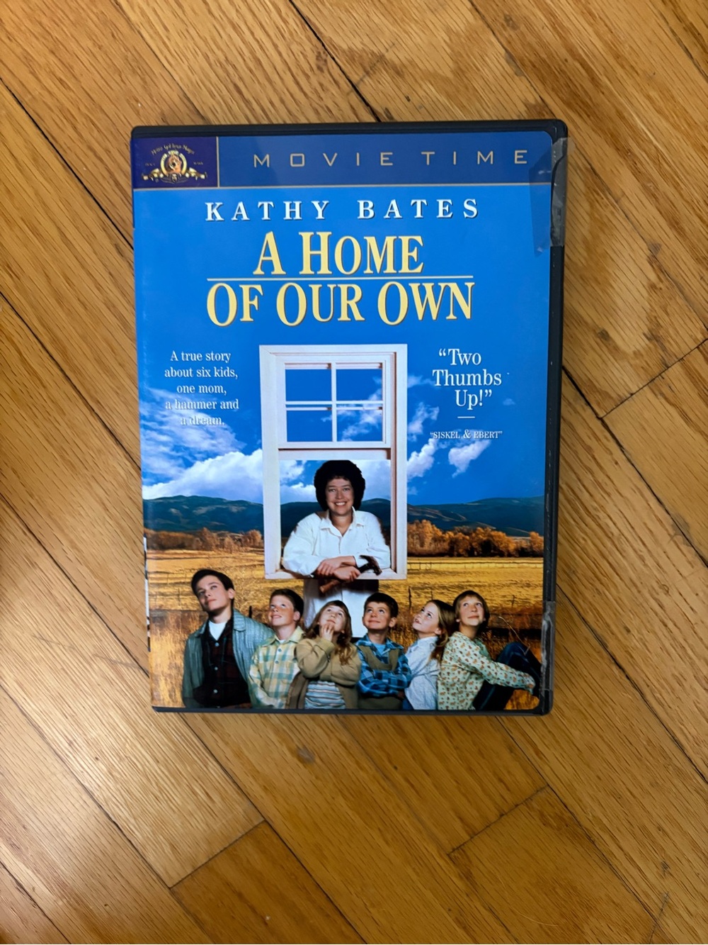 Kathy Bates 'A Home of Our Own' Blue DVD Case